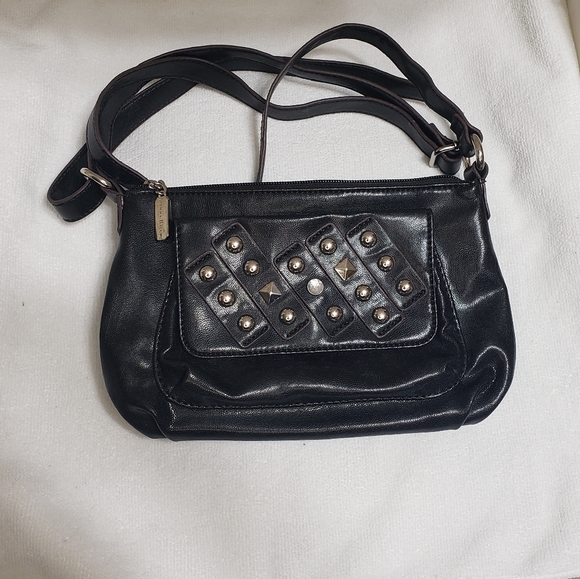 Sienna Ricchi Metal Studded Black Bag - Picture 2 of 8